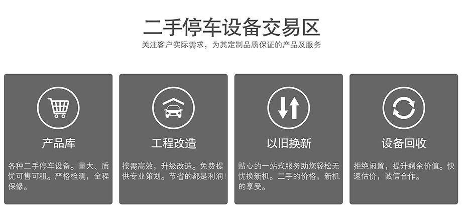 成都二手立体车库交易区