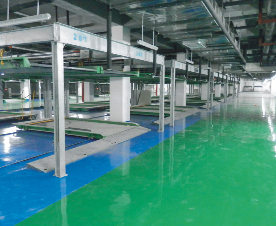 重庆PSH2单列二层升降横移机械式立体停车设备